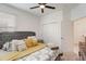 Bright bedroom featuring a king-size bed and built-in closet at 1767 Bee Nice Dr, Kissimmee, FL 34744