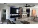 Open living space with large TV and modern decor at 1767 Bee Nice Dr, Kissimmee, FL 34744