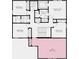 Second floor plan with primary suite, three bedrooms, loft, laundry and bathroom at 4430 Petunia St, Lake Hamilton, FL 33851