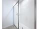 Clean and spacious shower with frameless glass door at 4407 Rapallo Ave, Winter Haven, FL 33884