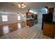 Kitchen with wood cabinets, granite counters, and stainless steel appliances at 4915 Mount Pleasant Rd, Groveland, FL 34736