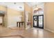 Elegant entryway with tiled floors and double doors at 5508 Pebble Beach Dr, Lakeland, FL 33812