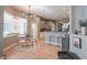 Bright kitchen with breakfast nook and view to backyard at 7924 Bridgestone Dr, Orlando, FL 32835