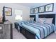 Bedroom with two twin beds, dresser and TV at 1534 Carey Palm Cir, Kissimmee, FL 34747
