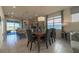 Open dining area with kitchen views and seating for six at 1166 Aloha Blvd, Davenport, FL 33897