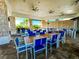 Community patio with multiple tables and chairs for dining al fresco at 1166 Aloha Blvd, Davenport, FL 33897