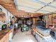 Spacious garage with ample storage and workshop area at 151 Pine St, Babson Park, FL 33827
