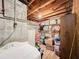 Basement laundry area with washer, dryer, and storage at 151 Pine St, Babson Park, FL 33827