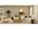 Living Room with sectional sofa, neutral color palette, and natural light at 1299 Inkberry Cir, Deland, FL 32720