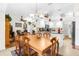 Light and airy dining area adjacent to the kitchen at 2739 Everleth Dr, Lakeland, FL 33810