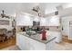 White kitchen with ample counter space and stainless steel appliances at 2739 Everleth Dr, Lakeland, FL 33810