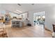 Open kitchen with stainless steel appliances and view of Gathering room at 1967 Long Boat Dr, Lakeland, FL 33810