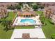 Community pool and volleyball court at 612 Terrace Ridge Cir # 612, Davenport, FL 33896