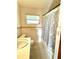 Bathroom with shower, toilet, and vanity at 250 W New York Ave, Orange City, FL 32763