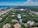 Aerial view of community and surrounding area at 4150 S Atlantic Ave # 107C, New Smyrna Beach, FL 32169