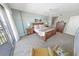 Spacious bedroom with a king-size bed and ocean views at 4575 S Atlantic Ave # 6307, Ponce Inlet, FL 32127