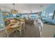 Charming dining area with ocean view at 4575 S Atlantic Ave # 6307, Ponce Inlet, FL 32127