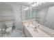 Bathroom with shower and vanity at 4575 S Atlantic Ave # 6307, Ponce Inlet, FL 32127