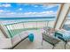 Spacious balcony offering stunning ocean views at 4575 S Atlantic Ave # 6307, Ponce Inlet, FL 32127