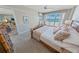 Spacious main bedroom with king bed and ocean view at 4575 S Atlantic Ave # 6307, Ponce Inlet, FL 32127