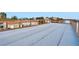 Elevated deck with wooden railings and neighborhood views at 138 Old Carriage Rd, Ponce Inlet, FL 32127