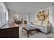 Living room with comfortable seating and water views at 138 Old Carriage Rd, Ponce Inlet, FL 32127