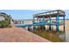 Convenient boat lift and spacious dock for easy access at 138 Old Carriage Rd, Ponce Inlet, FL 32127