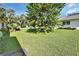 Large backyard with lush lawn and mature tree at 217 N Hill Ave # 20, Deland, FL 32724