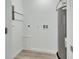 Laundry area with washer/dryer hookups and water heater at 217 N Hill Ave # 20, Deland, FL 32724