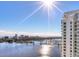 Stunning aerial view showcasing the waterfront location at 241 Riverside Dr # 2205, Holly Hill, FL 32117