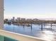 Stunning panoramic view of the cityscape and ocean from a balcony at 241 Riverside Dr # 2205, Holly Hill, FL 32117