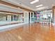 Fitness center with hardwood floors, mirrors, and exercise balls at 241 Riverside Dr # 2205, Holly Hill, FL 32117