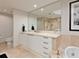 Spa-like bathroom with large mirror, soaking tub, and walk-in shower at 241 Riverside Dr # 2205, Holly Hill, FL 32117