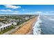 Aerial view of beachfront property and expansive ocean view at 2700 Ocean Shore Blvd # 111, Ormond Beach, FL 32176