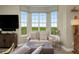 Cozy sitting area with a bay window offering scenic views at 4672 Riverwalk Village Ct # 8201, Ponce Inlet, FL 32127