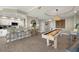 Open concept kitchen and game room with island at 4672 Riverwalk Village Ct # 8201, Ponce Inlet, FL 32127