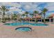 Inviting pool and hot tub with surrounding lounge chairs at 4672 Riverwalk Village Ct # 8201, Ponce Inlet, FL 32127