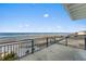 Private balcony with breathtaking ocean view at 4111 S Atlantic Ave, Port Orange, FL 32127