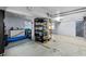 Spacious garage with workshop area and ample storage at 4111 S Atlantic Ave, Port Orange, FL 32127