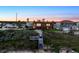 Aerial view of beachfront home with private beach access at 3580 Ocean Shore Blvd, Ormond Beach, FL 32176