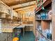 A unique workshop space with various tools and storage at 3580 Ocean Shore Blvd, Ormond Beach, FL 32176