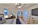Spacious bedroom with mirrored closet doors and ensuite access at 3 Wisteria Dr, Ormond Beach, FL 32176