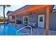 Inviting pool area, perfect for outdoor relaxation at 3 Wisteria Dr, Ormond Beach, FL 32176