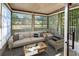 Relaxing sunroom with windows and seating area at 41 Villa Villar Ct # 41, Deland, FL 32724