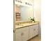 Bathroom with double vanity and granite countertops at 226 Meghan Cir, Deland, FL 32724