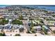 Aerial view of a house near the beach and waterfront, highlighting its prime location at 134 Avalon Dr # A, Ormond Beach, FL 32176