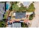 An aerial view of a single-Gathering home with a shed and a small yard at 134 Avalon Dr # A, Ormond Beach, FL 32176