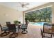 Enjoy relaxing views from the patio of the pool area at 509 W Victoria Trails Blvd, Deland, FL 32724