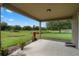 Covered patio overlooking a spacious backyard at 968 Springs Landing Dr, Deltona, FL 32725