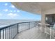 Spacious balcony offering stunning ocean views at 3425 S Atlantic Ave # 1105, Daytona Beach Shores, FL 32118